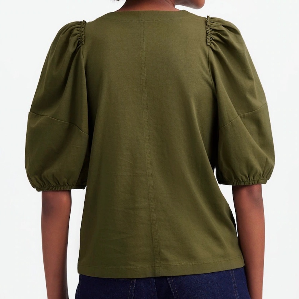 NWT Madewell Puff-Sleeve Tee - Picture 3 of 5